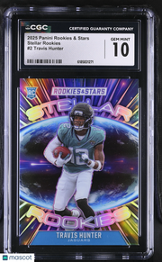 2025 Panini Rookies & Stars Travis Hunter Stellar Rookies #2 CGC 10 Jaguars