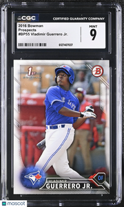 2016 Bowman Vladimir Guerrero Jr. Rookie Prospects #BP55 CGC 9 Toronto Blue Jays