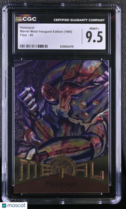 1995 Fleer Marvel Metal Inaugural Edition Holocaust #5 CGC 9.5