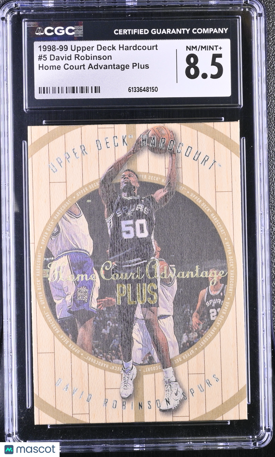 1998-99 Upper Deck Hardcourt David Robinson Home Court Advantage /500 CGC 8.5