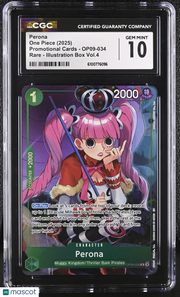 2025 One Piece Promotional Cards Perona Illustration Box Vol.4 CGC 10 #OP09-034