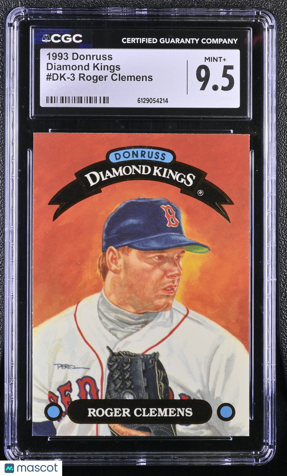 1993 Donruss Roger Clemens Diamond Kings #DK-3 CGC 9.5 Boston Red Sox