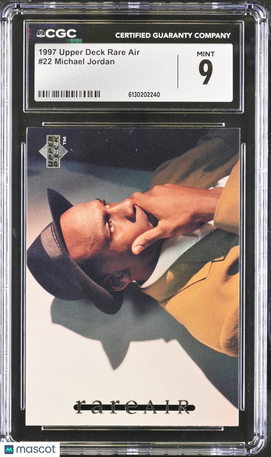 1997 Upper Deck Rare Air Michael Jordan #22 CGC 9 Chicago Bulls