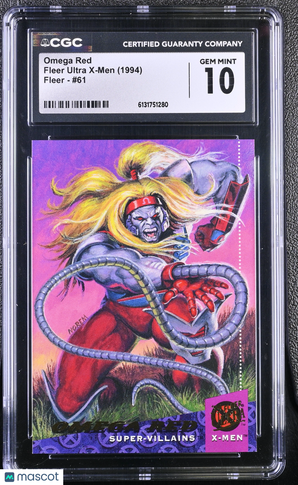 1994 Fleer Ultra X-Men Omega Red #61 CGC 10