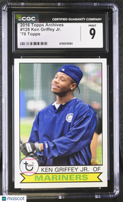 2016 Topps Archives Ken Griffey Jr. #128 CGC 9 Seattle Mariners