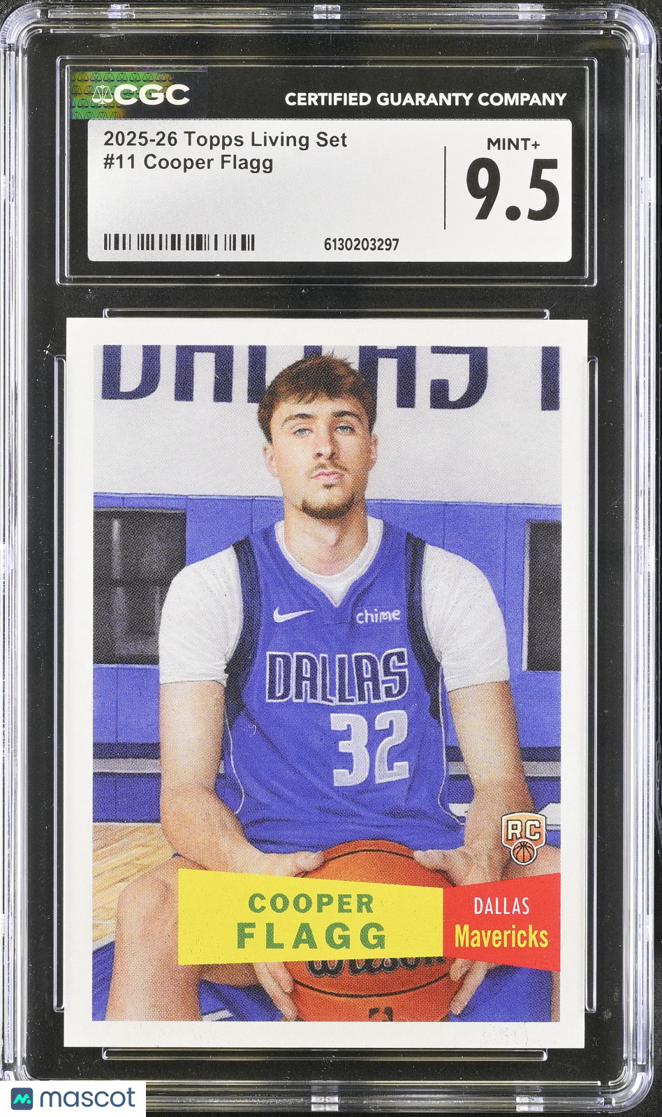 2025-26 Topps Living Set Cooper Flagg #11 CGC 9.5