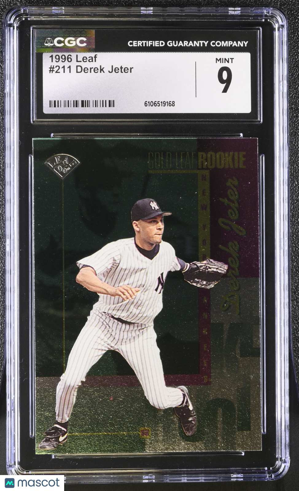 1996 Leaf Derek Jeter #211 CGC 9