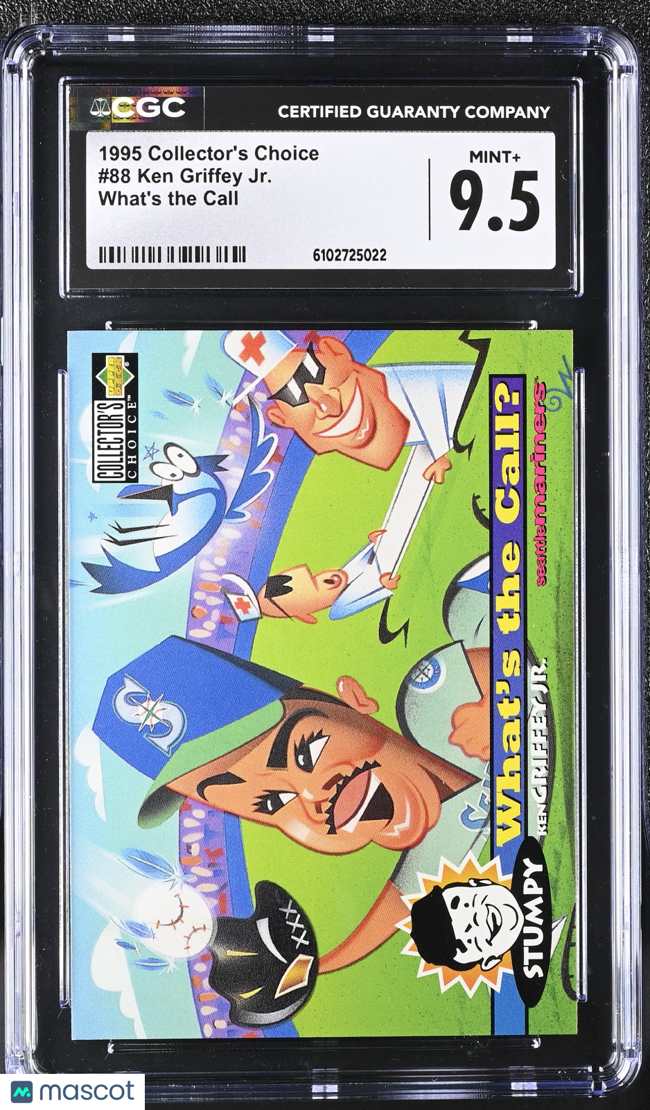 1995 Collector's Choice Ken Griffey Jr. What's the Call #88 CGC 9.5 Mariners