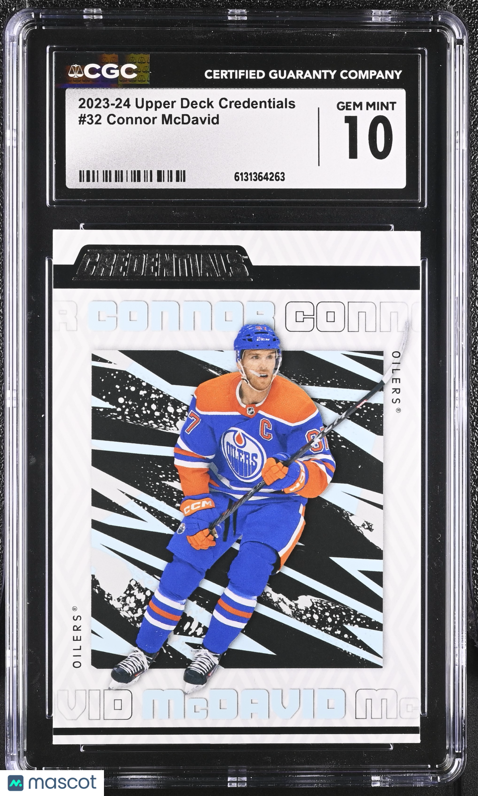 2023-24 Upper Deck Credentials Connor McDavid #32 CGC 10