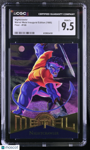 1995 Fleer Marvel Metal Inaugural Edition Nightcrawler #108 CGC 9.5