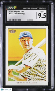 2009 Topps 206 Lou Gehrig #271 CGC 9.5 New York Yankees