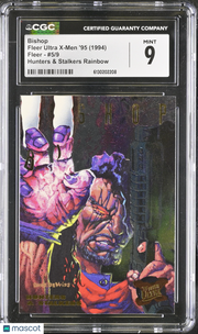 1994 Fleer Ultra X-Men '95 Bishop #5/9 Hunters & Stalkers Rainbow CGC 9