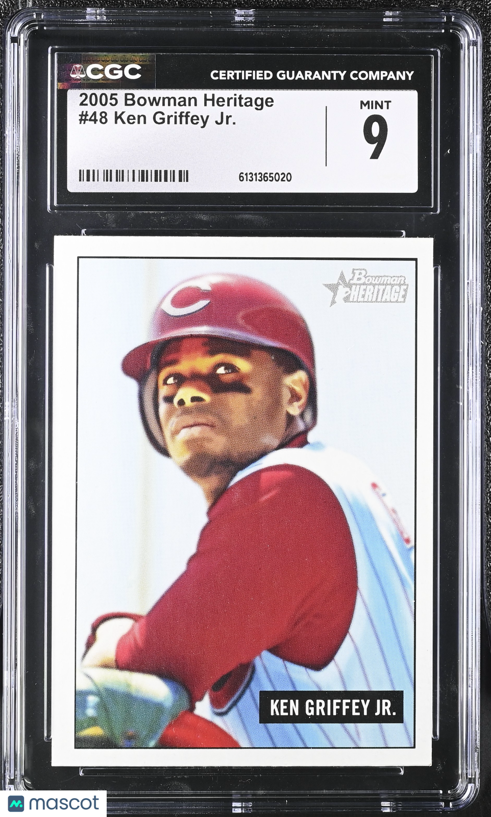 2005 Bowman Heritage Ken Griffey Jr. #48 CGC 9 Cincinnati Reds