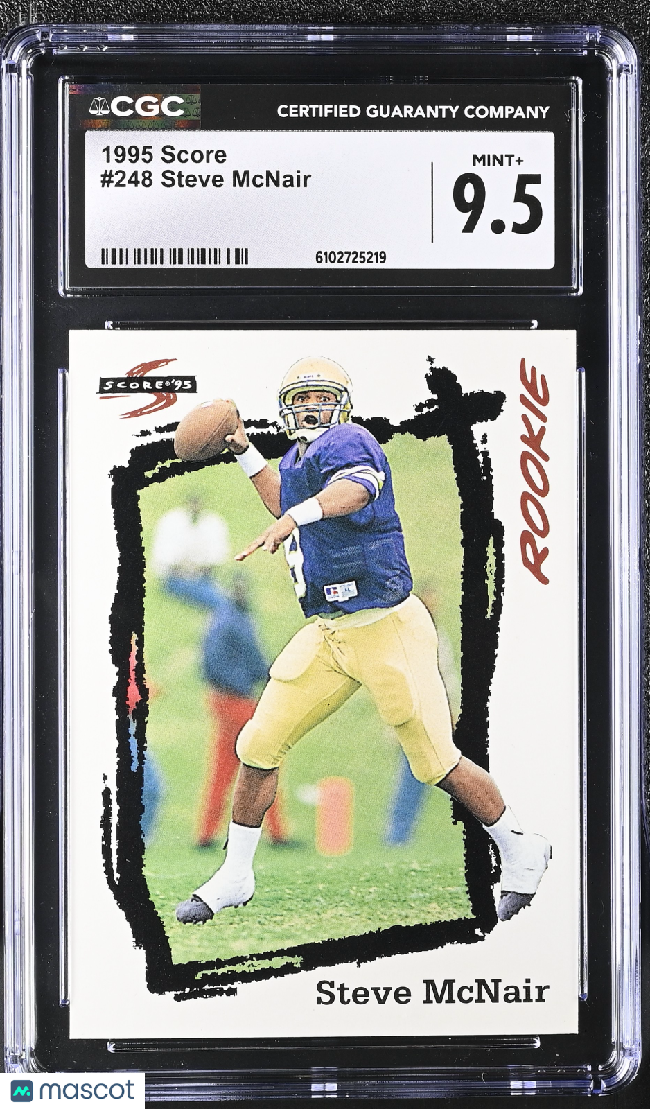 1995 Score Steve McNair Rookie #248 CGC 9.5 Houston Oilers