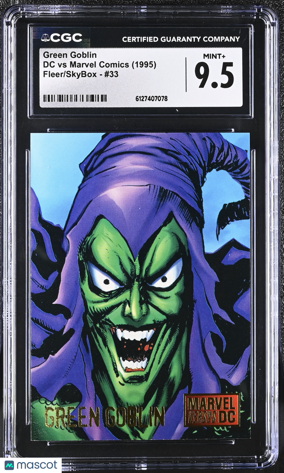 1995 Fleer/Skybox DC VS Marvel Comics Green Goblin #33 CGC 9.5