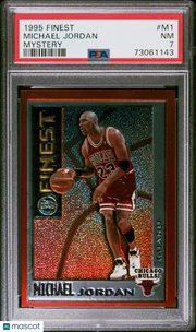 1995-96 Finest Mystery Michael Jordan #M1 PSA 7 Chicago Bulls