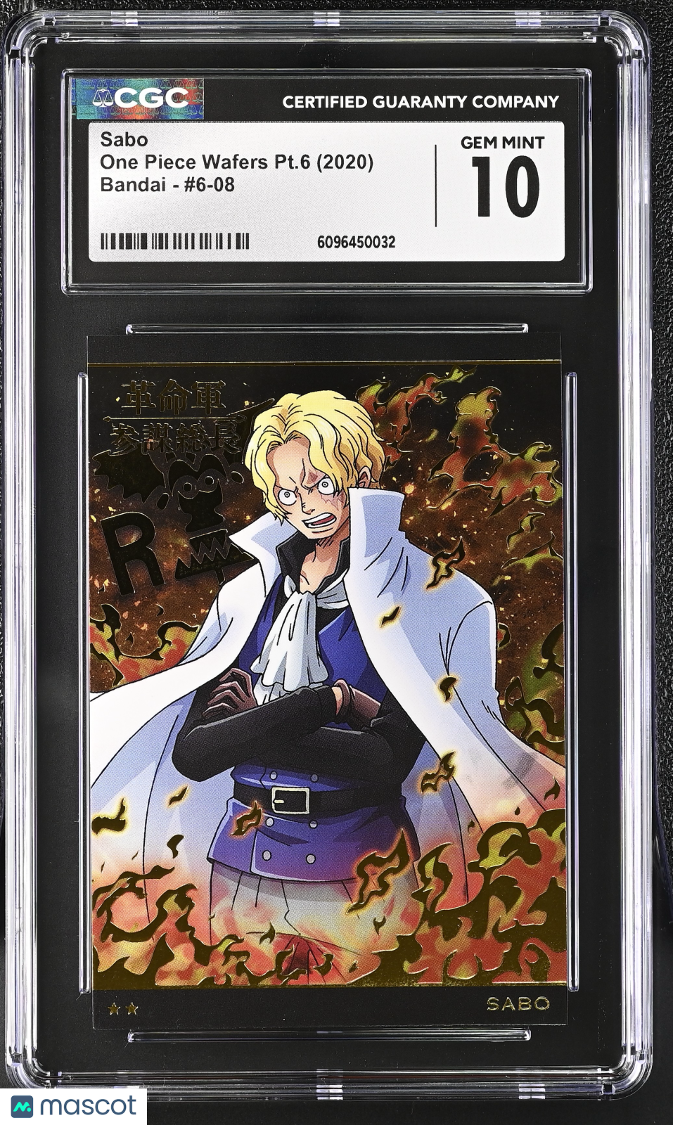 2020 Wafer Cards One Piece Wafers PT.6 Sabo #6-08 CGC 10