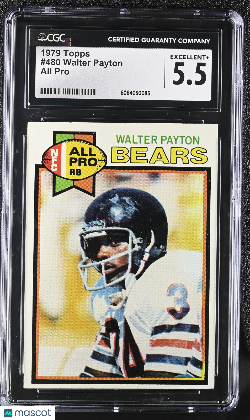 1979 Topps Walter Payton All Pro #480 CGC 5.5 Chicago Bears