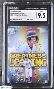 2025 Bowman Konnor Griffin Greatness Loading #GL-13 CGC 9.5 Pittsburgh Pirates
