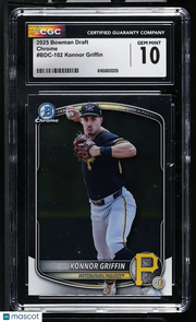 2025 Bowman Draft Konnor Griffin #BDC-102 Chrome CGC 10
