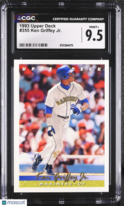 1993 Upper Deck Ken Griffey Jr. #355 CGC 9.5 Seattle Mariners