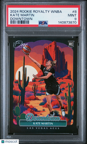 2024 Panini Rookie Royalty WNBA Downtown Kate Martin Rookie #8 PSA 9 Aces