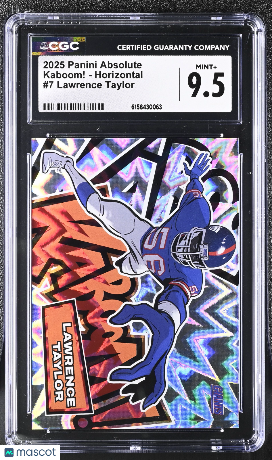 2025 Panini Absolute Lawrence Taylor Kaboom! - Horizontal #7 CGC 9.5 Giants