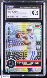 2007 Topps Peyton Manning Own The Game #OTG-PM2 CGC 9.5 Indianapolis Colts