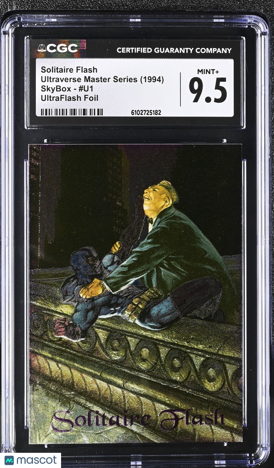 1994 Skybox Ultraverse Master Series Solitaire Flash UltraFlash Foil #U1 CGC 9.5