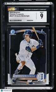 2025 Bowman Kevin McGonigle Rookie Chrome Prospects #BCP-79 CGC 9 Detroit Tigers