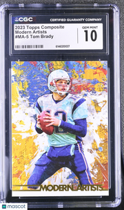 2023 Topps Composite Tom Brady Modern Artists #MA-5 CGC 10 New England Patriots