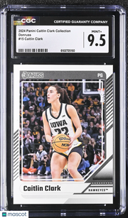 2024 Panini Caitlin Clark Collection Rookie Donruss #15 CGC 9.5 Iowa Hawkeyes