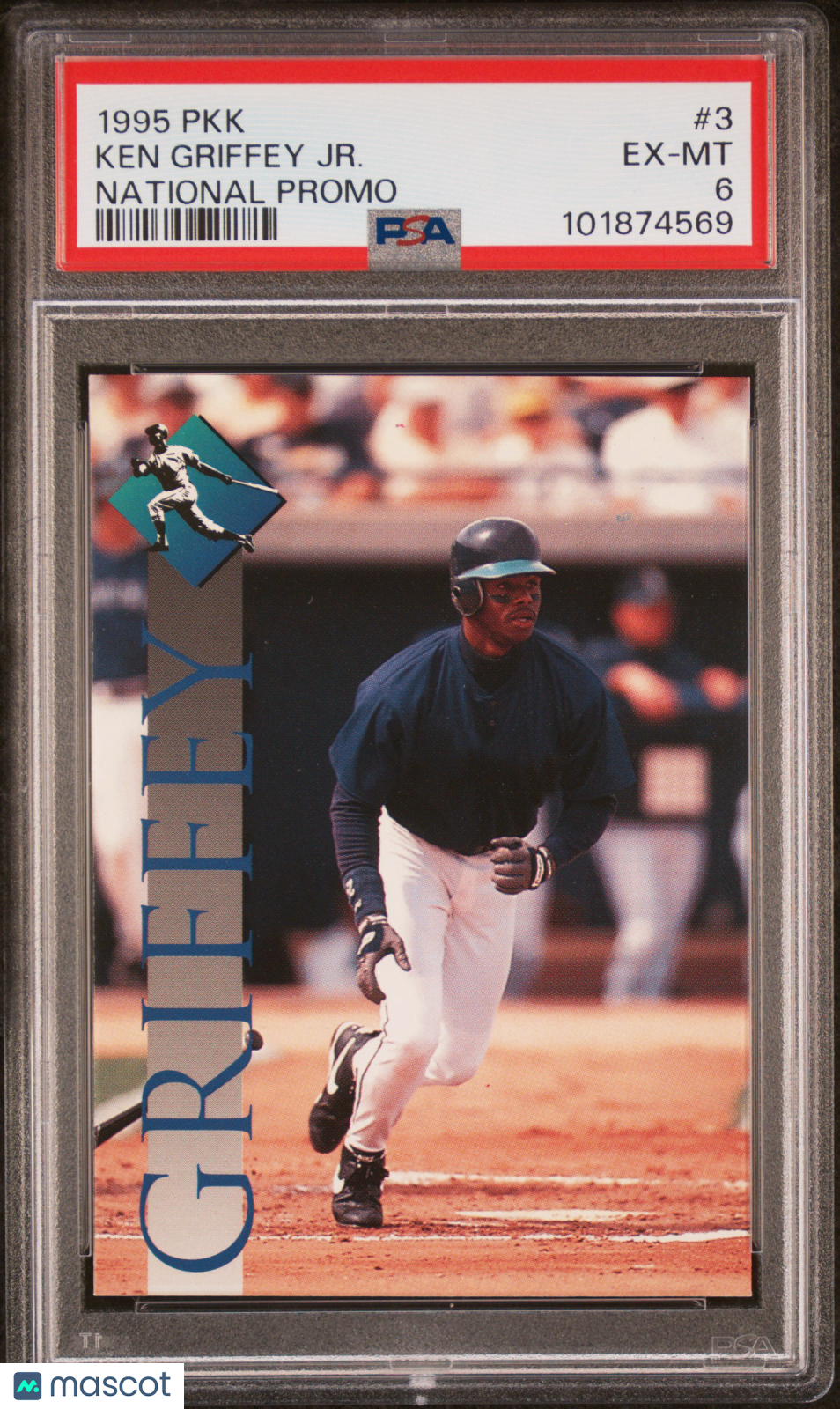 1995 PKK Ken Griffey JR. National Promo Ken Griffey JR. #3 PSA 6