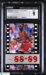 1998 Upper Deck MJ Living Legend Michael Jordan #29 CGC 9 Chicago Bulls