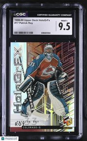 1999-00 Upper Deck Hologrfx Patrick Roy #17 CGC 9.5 Colorado Avalanche