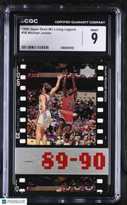1998 Upper Deck MJ Living Legend Michael Jordan #38 CGC 9 Chicago Bulls