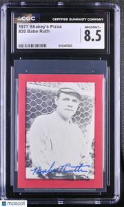 1977 Shakey's Pizza Babe Ruth #20 CGC 8.5 New York Yankees