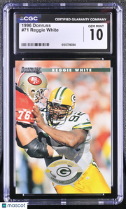 1996 Donruss Reggie White #71 CGC 10 Green Bay Packers