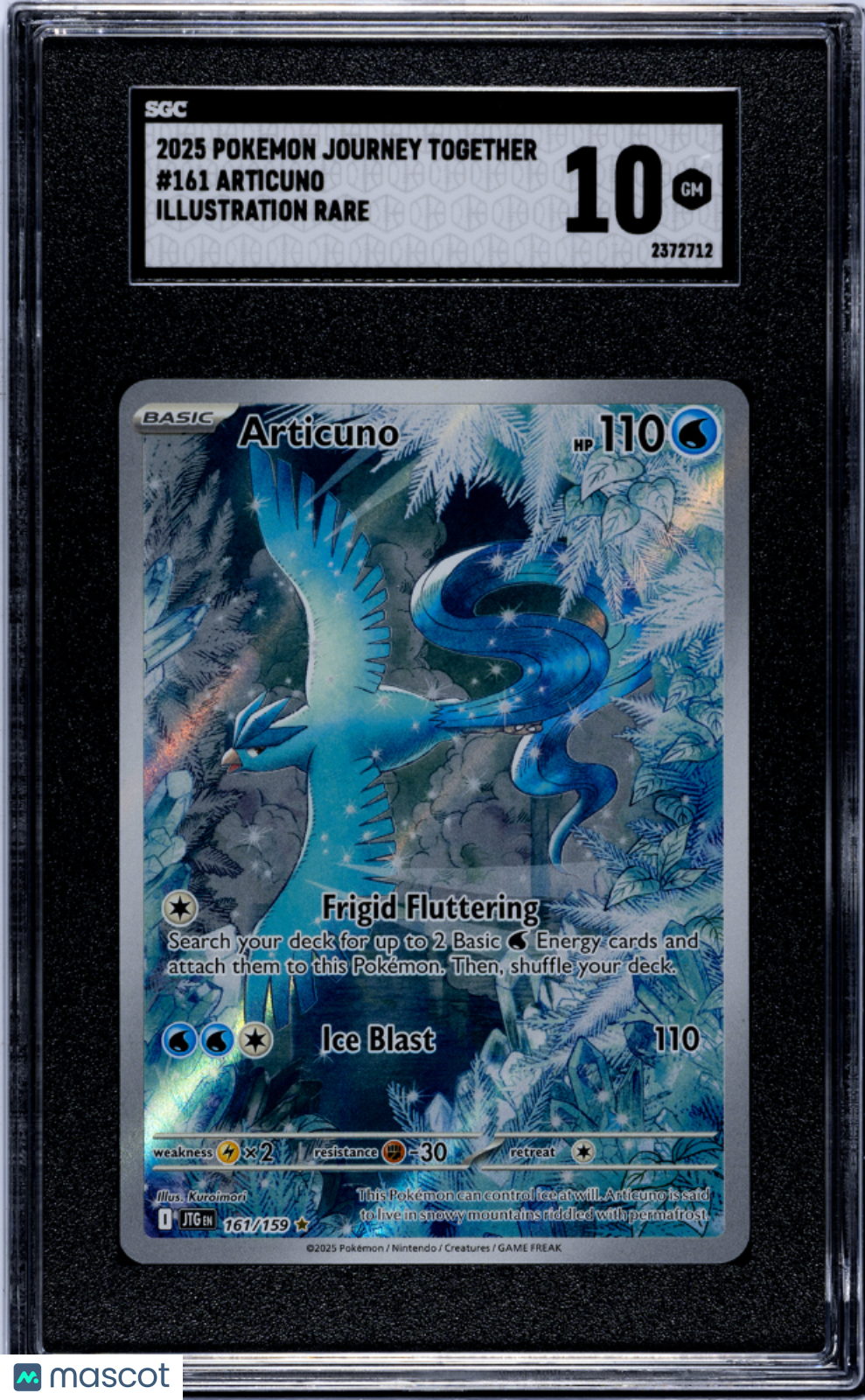 2025 Pokemon Journey Together Articuno SGC 10 #161