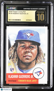 2019 Topps Living Set Vladimir Guerrero Jr. Rookie 179 CGC 10 Pristine Blue Jays