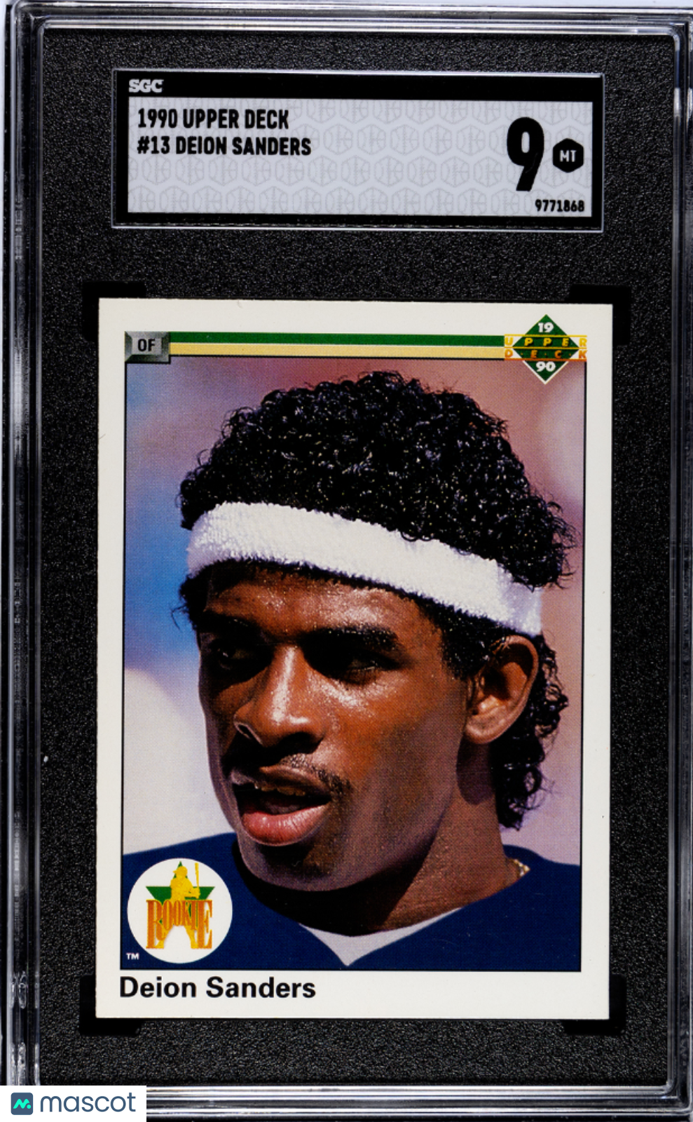 1990 Upper Deck Deion Sanders #13 SGC 9