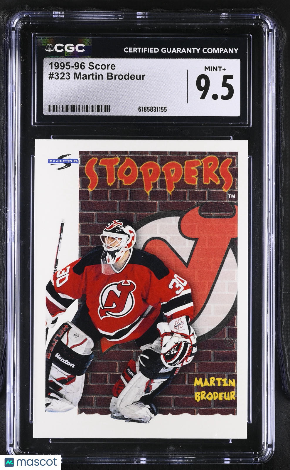 1995-96 Score Martin Brodeur #323 CGC 9.5 New Jersey Devils