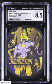 2025 Upper Deck Metal Universe Batman Killer Moth #35 Jambalaya CGC 8.5