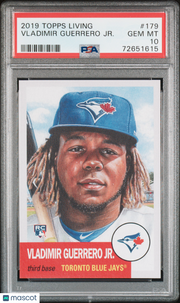 2019 Topps Living Vladimir Guerrero JR. Rookie #179 PSA 10 Toronto Blue Jays