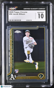 2025 Topps Chrome Jacob Wilson #96 CGC 10