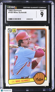 1983 Donruss Mike Schmidt #168 CGC 9