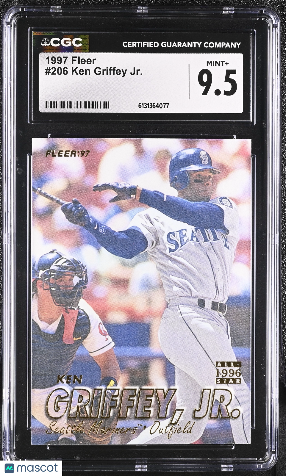 1997 Fleer Ken Griffey Jr. #206 CGC 9.5 Seattle Mariners