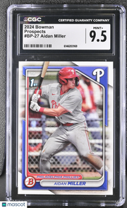 2024 Bowman Aidan Miller Rookie Prospects #BP-27 CGC 9.5 Philadelphia Phillies