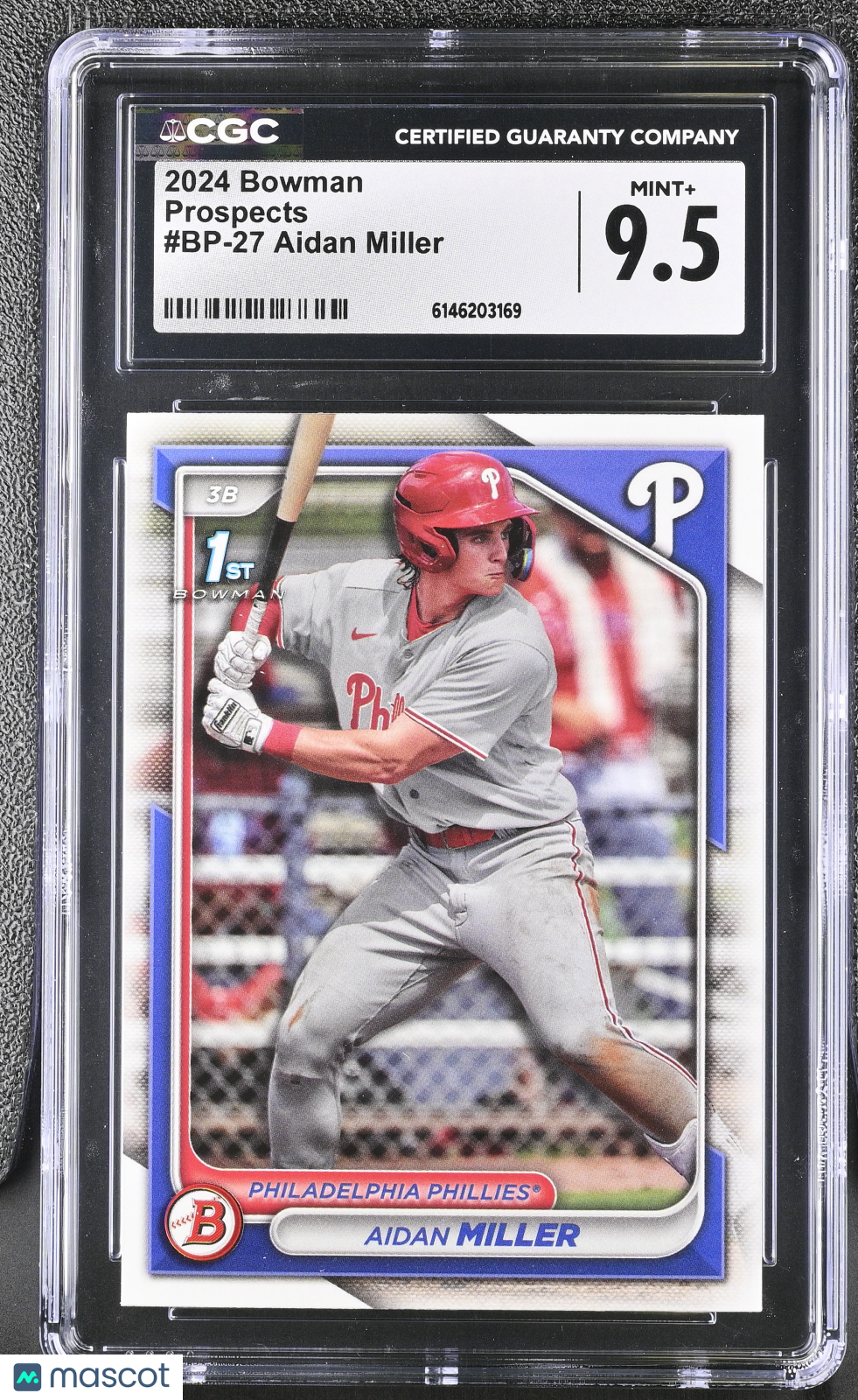 2024 Bowman Aidan Miller Rookie Prospects #BP-27 CGC 9.5 Philadelphia Phillies