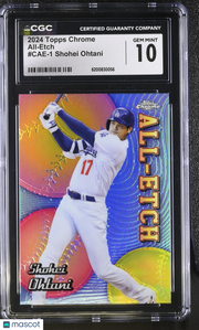 2024 Topps Chrome Shohei Ohtani All-Etch #CAE-1 CGC 10 Los Angeles Dodgers